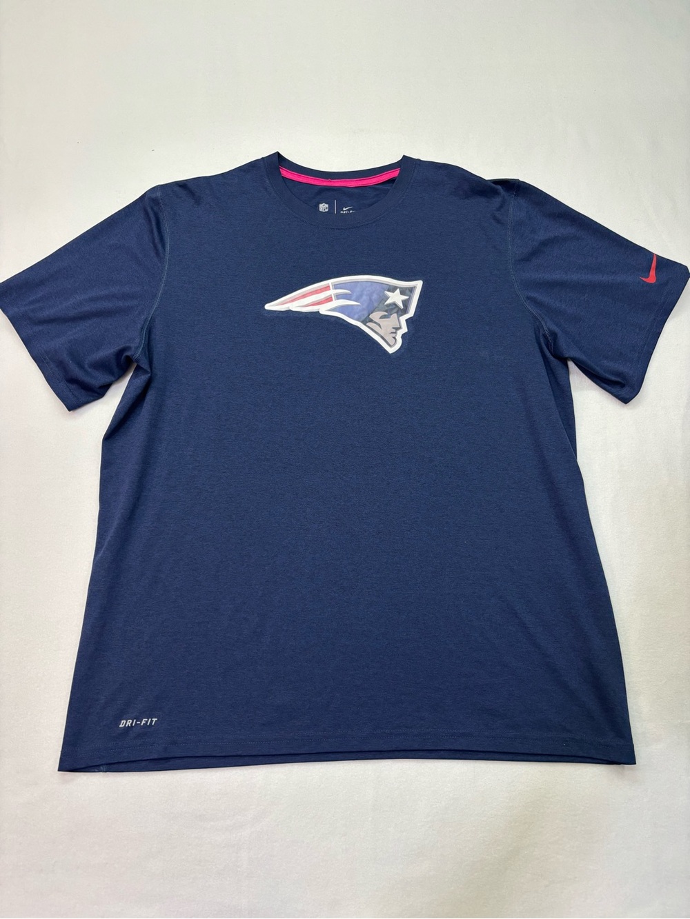 Nike Dri-FIT Navy New England Patriots Logo T-Shirt size XL